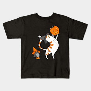 Halloween cat Kids T-Shirt